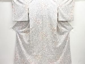 花模様小紋着物